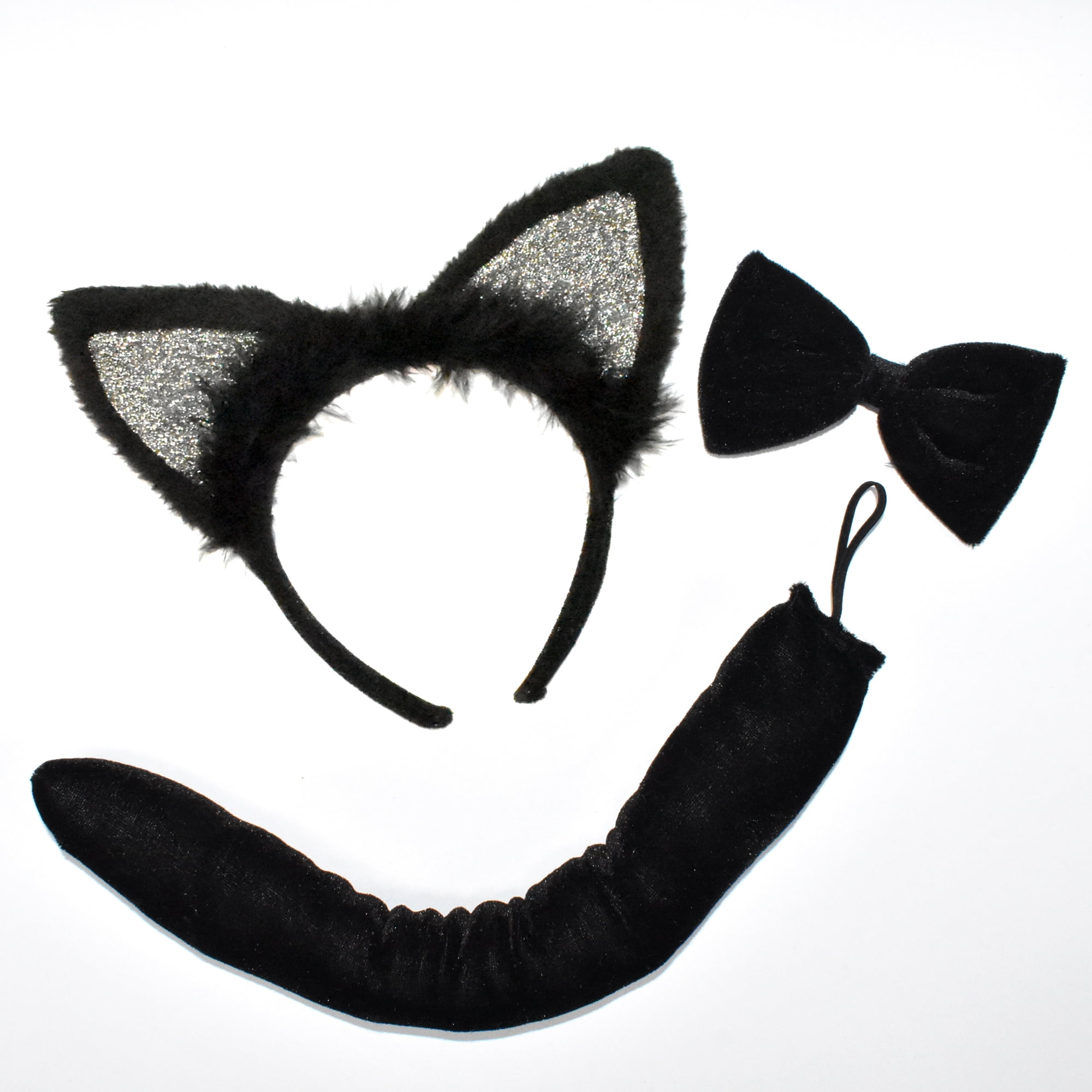Way to Celebrate Halloween Female Adult Black Cat Accessory Kit 3