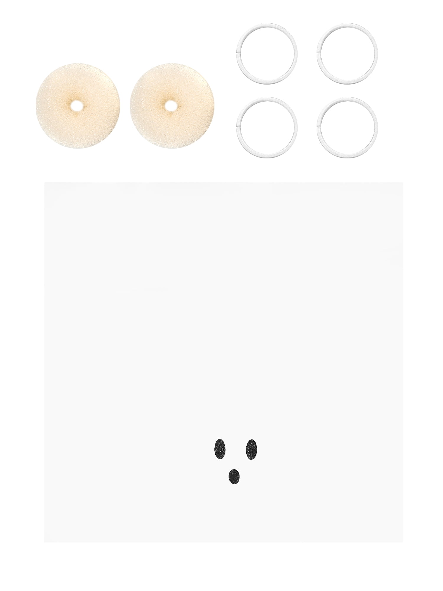 Way to Celebrate Halloween Ghost Hair Bun Maker Kit, 1 Piece