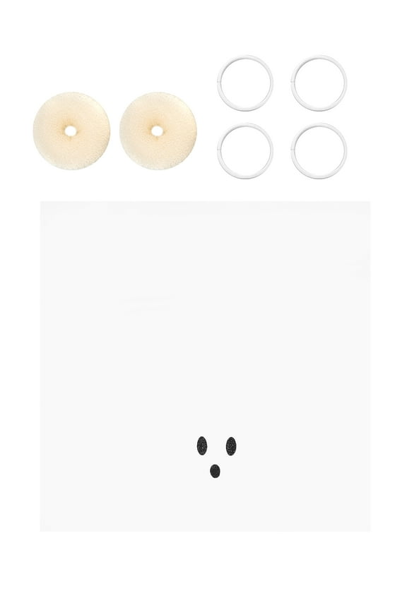 Halloween Ghost Hair Bun Maker Kit, 1 Piece