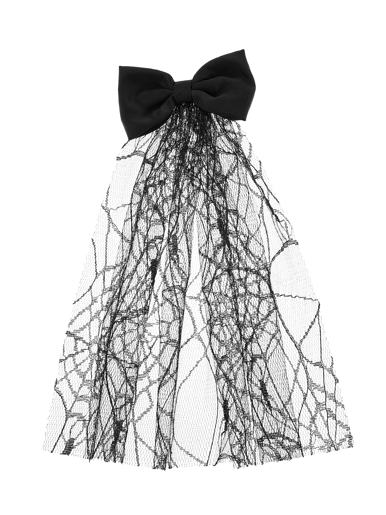 Way to Celebrate Halloween Hair Bow with Spider Web Tulle, 1 Piece