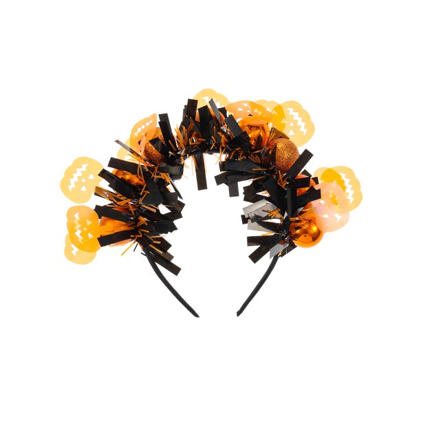 Halloween orange and black headband Orange Black Checkered Knot Headband | Handmade Custom Knot  main image 3
