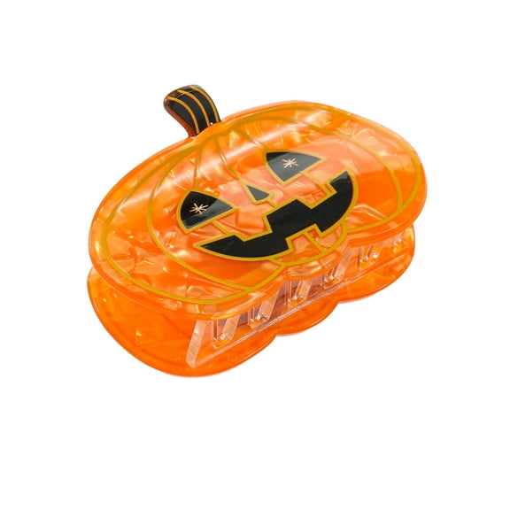 Way to Celebrate Halloween Jack-O-Lantern Claw Clip, Hair Clip, 1 Piece