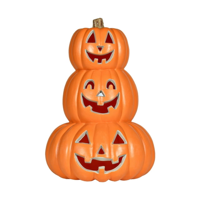 Way to Celebrate Halloween Light-Up Pumpkin Trio Decoration