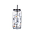 thumbnail image 1 of Way to Celebrate Halloween Mixed Ghost Glass Can Sipper Tumbler, 20 oz, 1 of 6