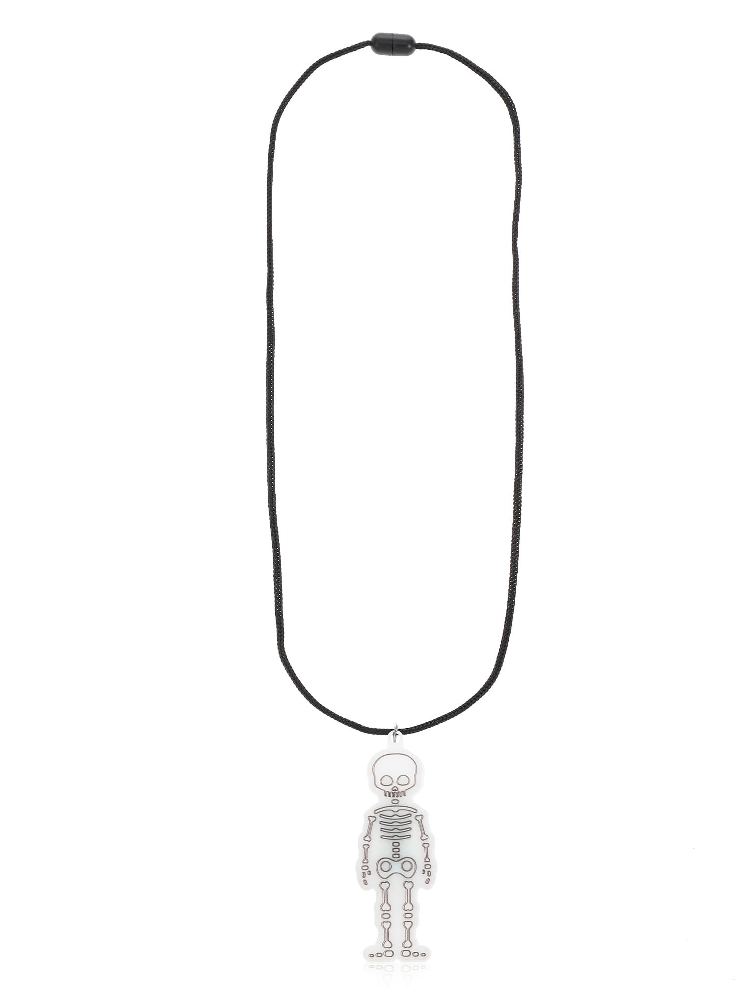 Way to Celebrate Skeleton Light-Up Halloween Pendant Necklace, 1 Piece