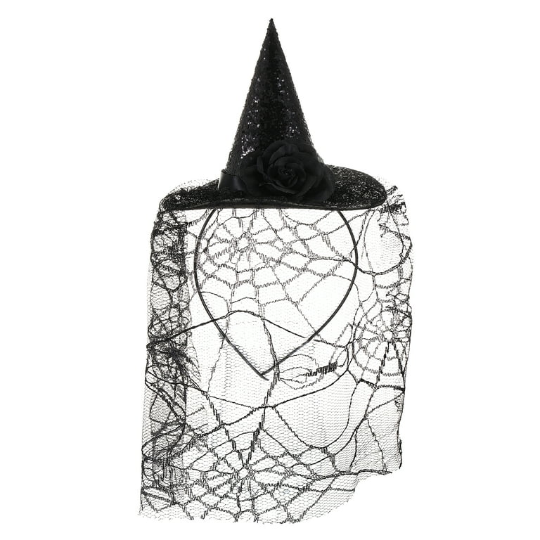 Kids Spider Headband with Web Veil Halloween Hat Kids Spider Headband with Web Veil Halloween Hat