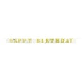 thumbnail image 1 of Gold Happy Birthday Foil Fringe Party Banner, 7', by Way To Celebrate, 1 of 5