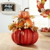 Way to Celebrate Harvest  Foam Pumpkin Stack Decoration, 14.4" Tall