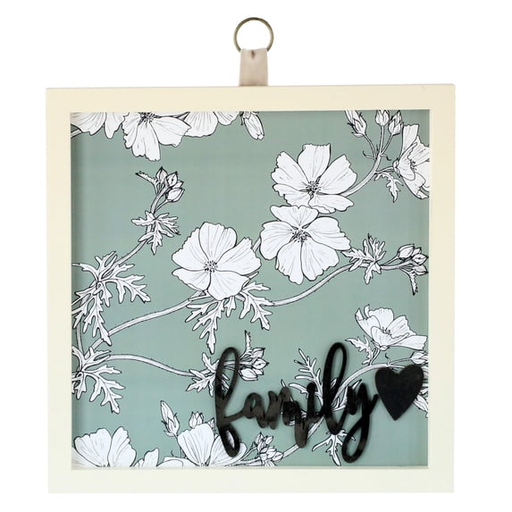 Way to Celebrate Harvest Wood Frame Wall Décor, Family