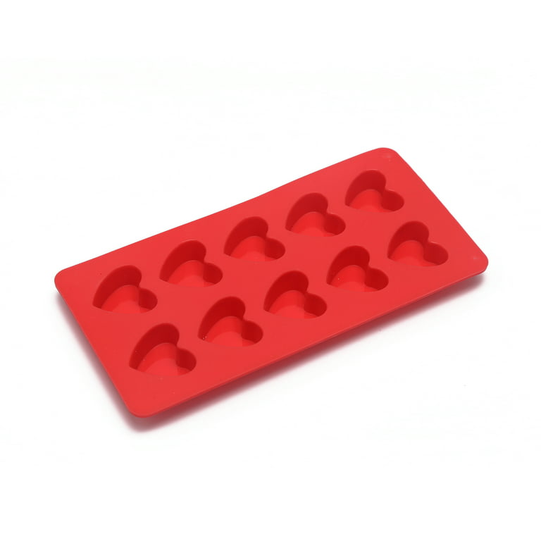 Way to Celebrate Heart Silicone Mold, Red, Baking, Non-Stick, 1 Piece 