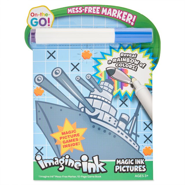 Way to Celebrate Imagine Ink Book With Marker Boat Game, by Bendon