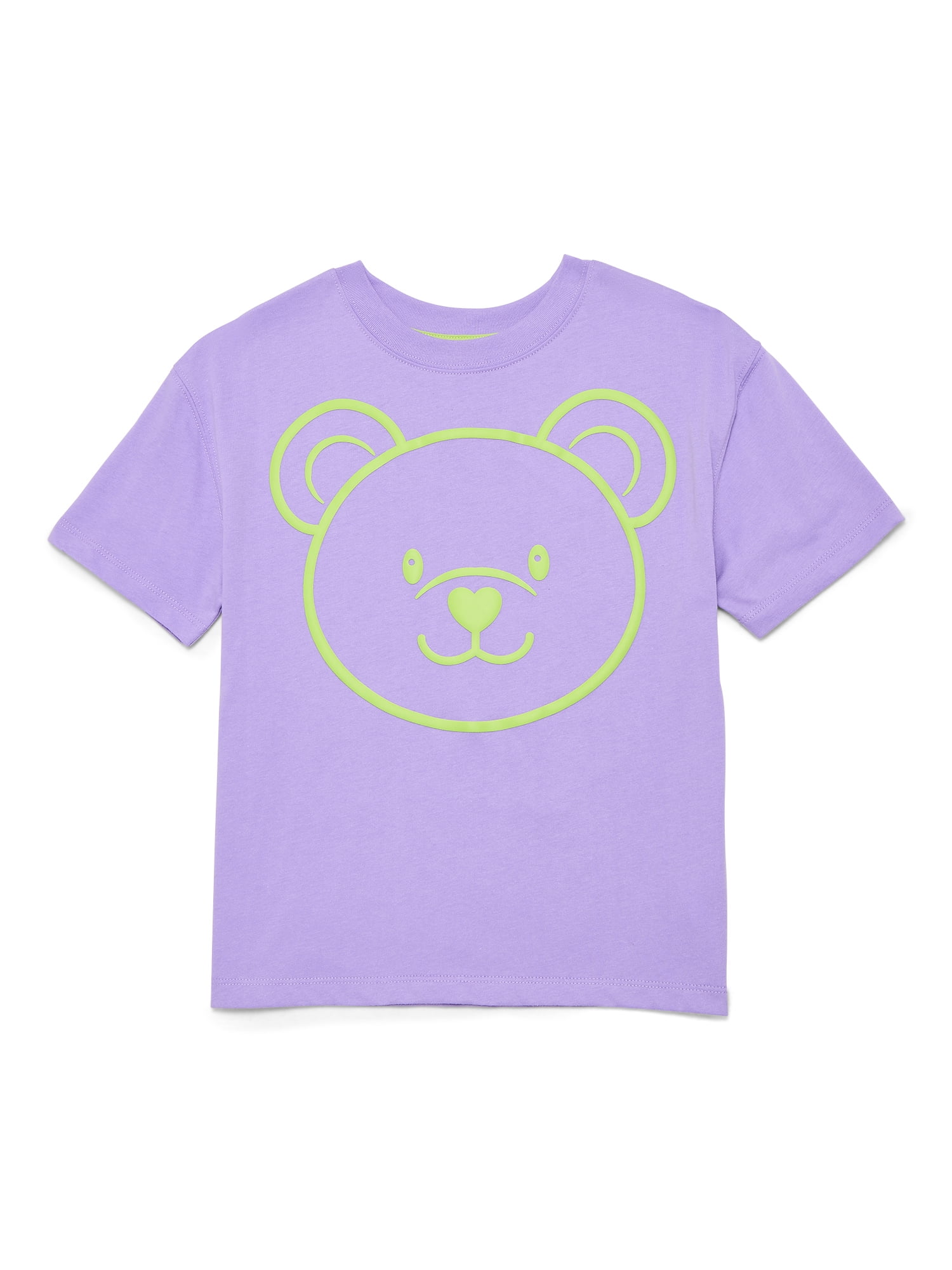 Valentine's Day Girls Bear Graphic Tee from Way to Celebrate, Sizes 4-16