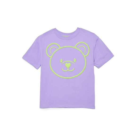 Valentine's Day Girls Bear Graphic Tee from Way to Celebrate, Sizes 4-16