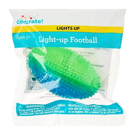 Blue/Green Light-Up Football Party Favor, by Way To Celebrate