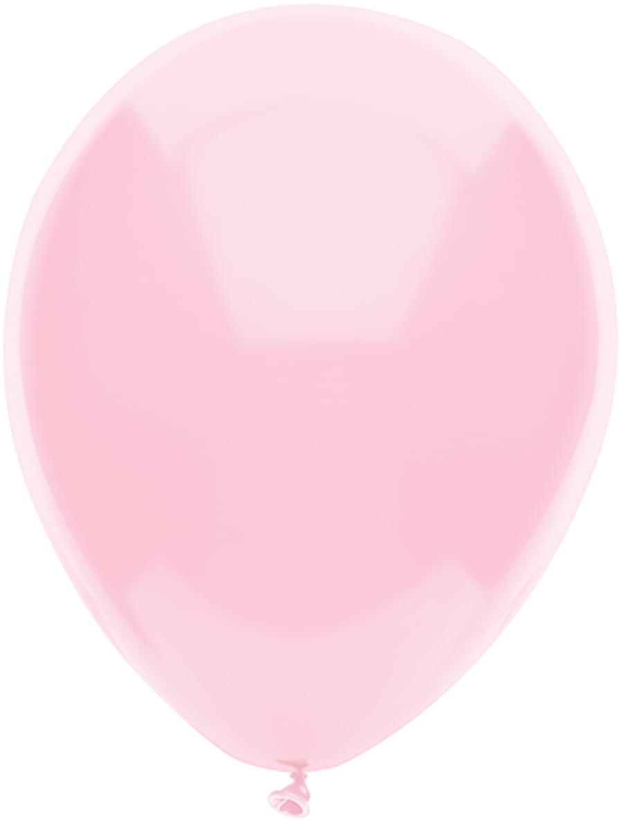 Way to Celebrate Latex Balloons 12" Rose Petal Pink, 12 Count Bag