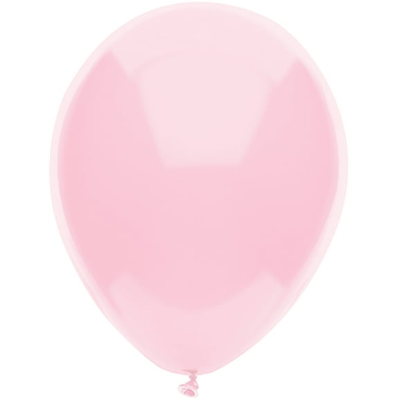 Way to Celebrate Latex Balloons 12" Rose Petal Pink, 12 Count Bag