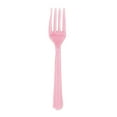 thumbnail image 1 of Way to Celebrate! Light Pink Plastic Forks, 24ct, 1 of 2