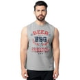 thumbnail image 1 of Way to Celebrate Men's & Big Men's 4th of July Americana Graphic Muscle Tank, Sizes S-5XL, 1 of 6