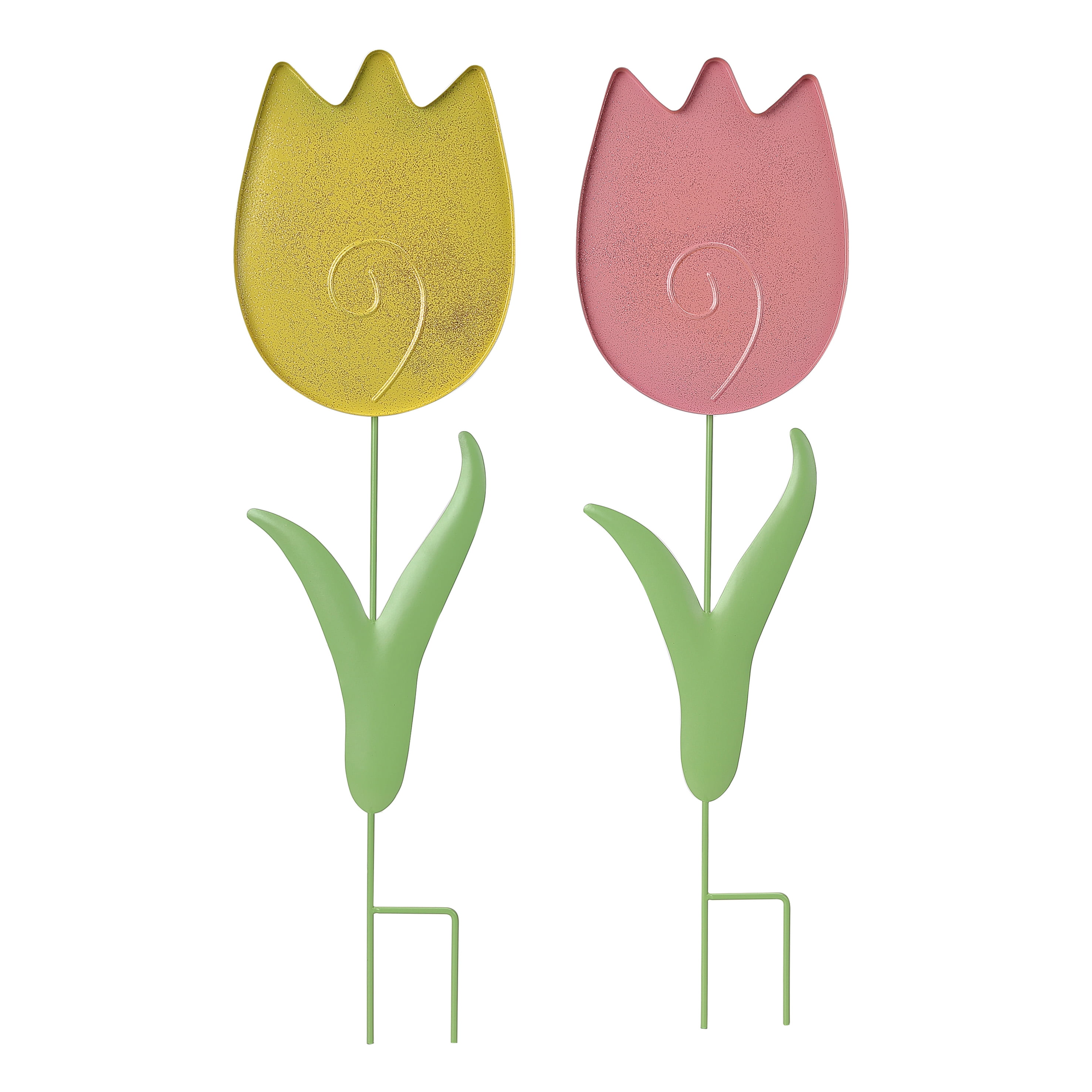 Way to Celebrate Metal Flower Yard Stake ASTM