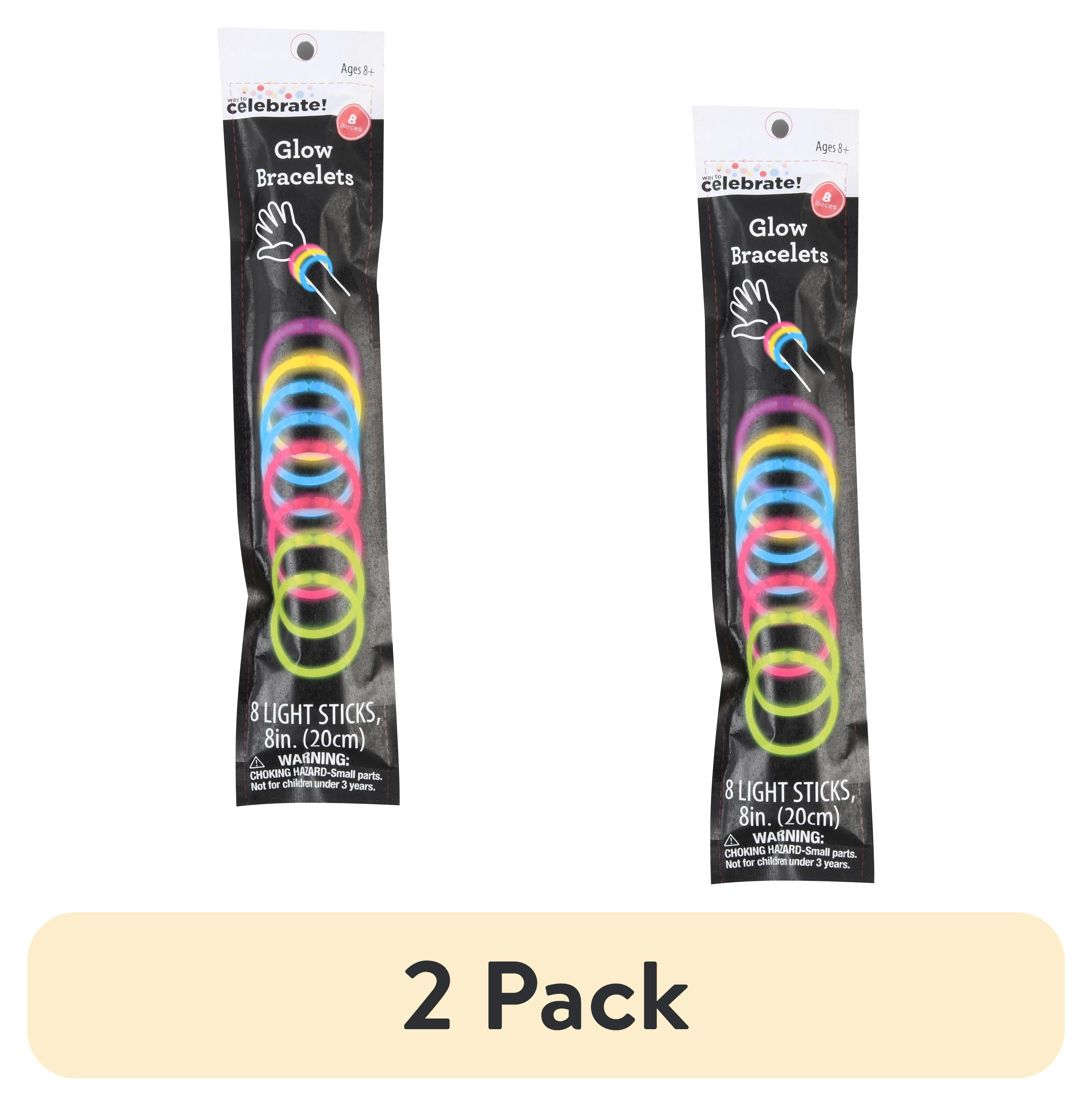 Happy New Years Glow Bracelets in an Assorted Color Mix