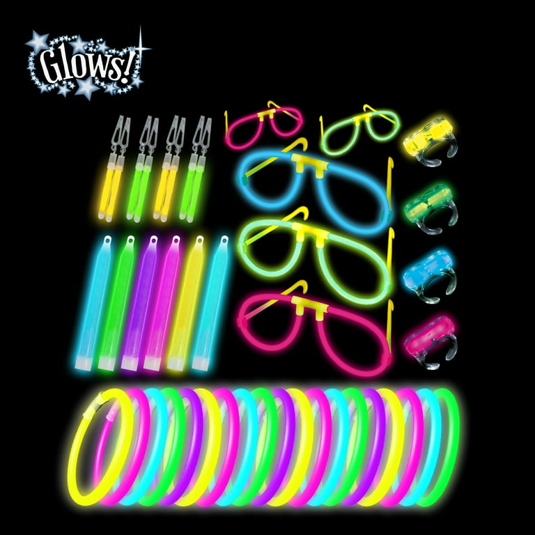 50 Pack Bulk Glow Sticks, Assorted Colors Party Light Sticks for Kids · Art  Creativity