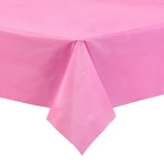 Way to Celebrate! Neon Pink Plastic Party Tablecloths, 108 x 54in, 3ct