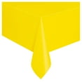thumbnail image 1 of Rectangular 54" x 108" Neon Yellow Plastic Table Cover, by Way To Celebrate, 1 of 6