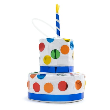 Way to Celebrate Party Mini Cake Character Foil Pinata Multi Colors
