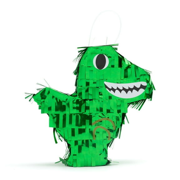 Way to Celebrate Party Mini Foil Dino Character Pinata, Green