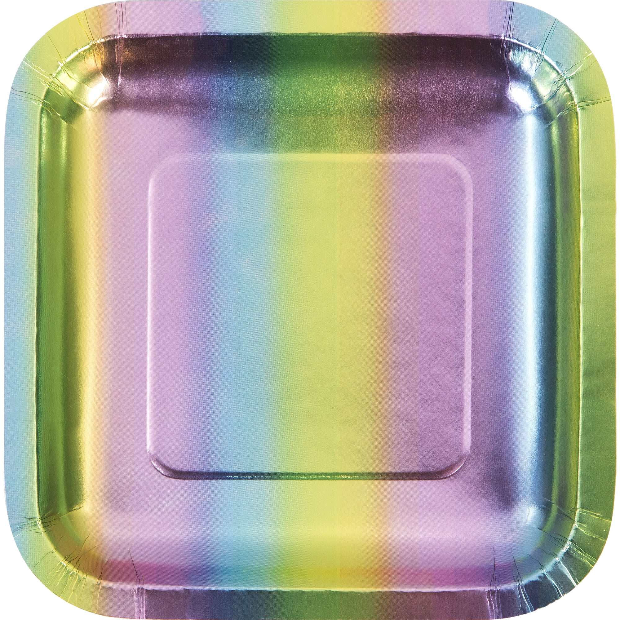 Way to Celebrate Pastel Happy Birthday Dessert Plates 7", 10 Count