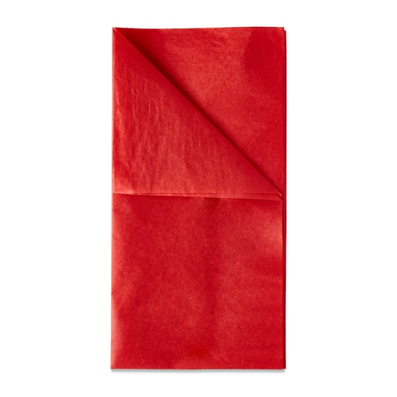 Way To Celebrate Red Tissue Paper, 10 Count, Gift Wrap Tissue