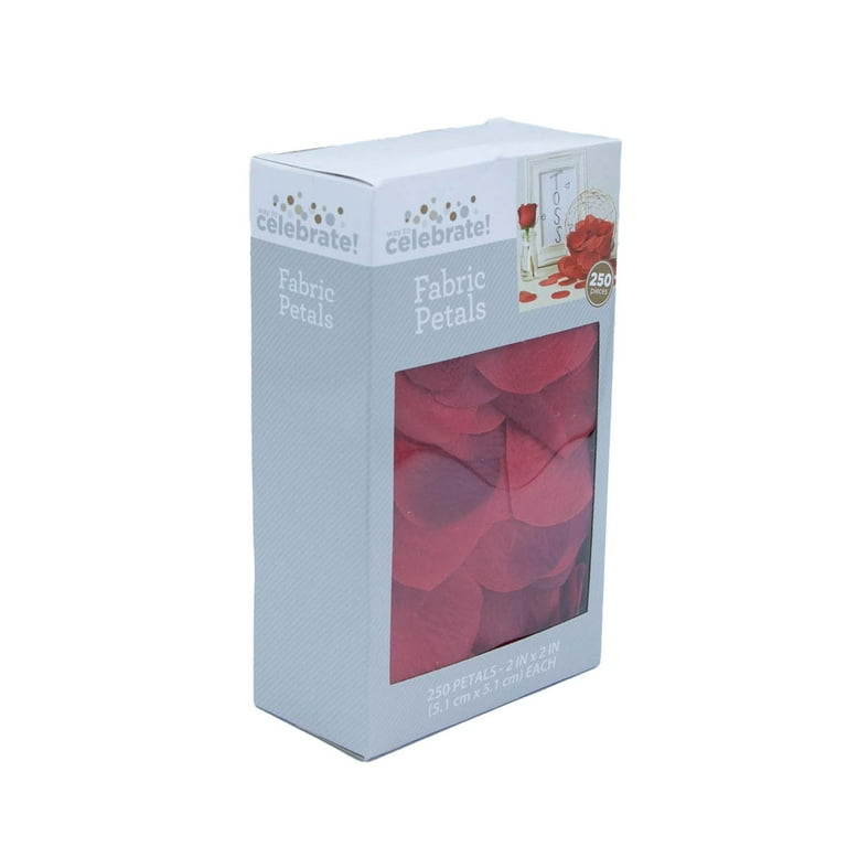 Rose petals of your choice in a clear box