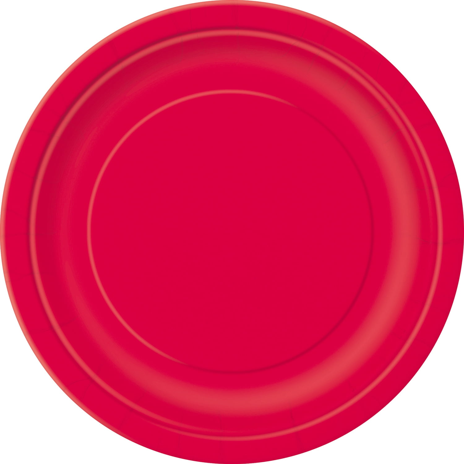 Way to Celebrate! Red Paper Dessert Plates, 7in, 70ct
