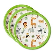 Safari Disposable Paper Plates, 9", Multicolor, 8 Count, by Way To Celebrate