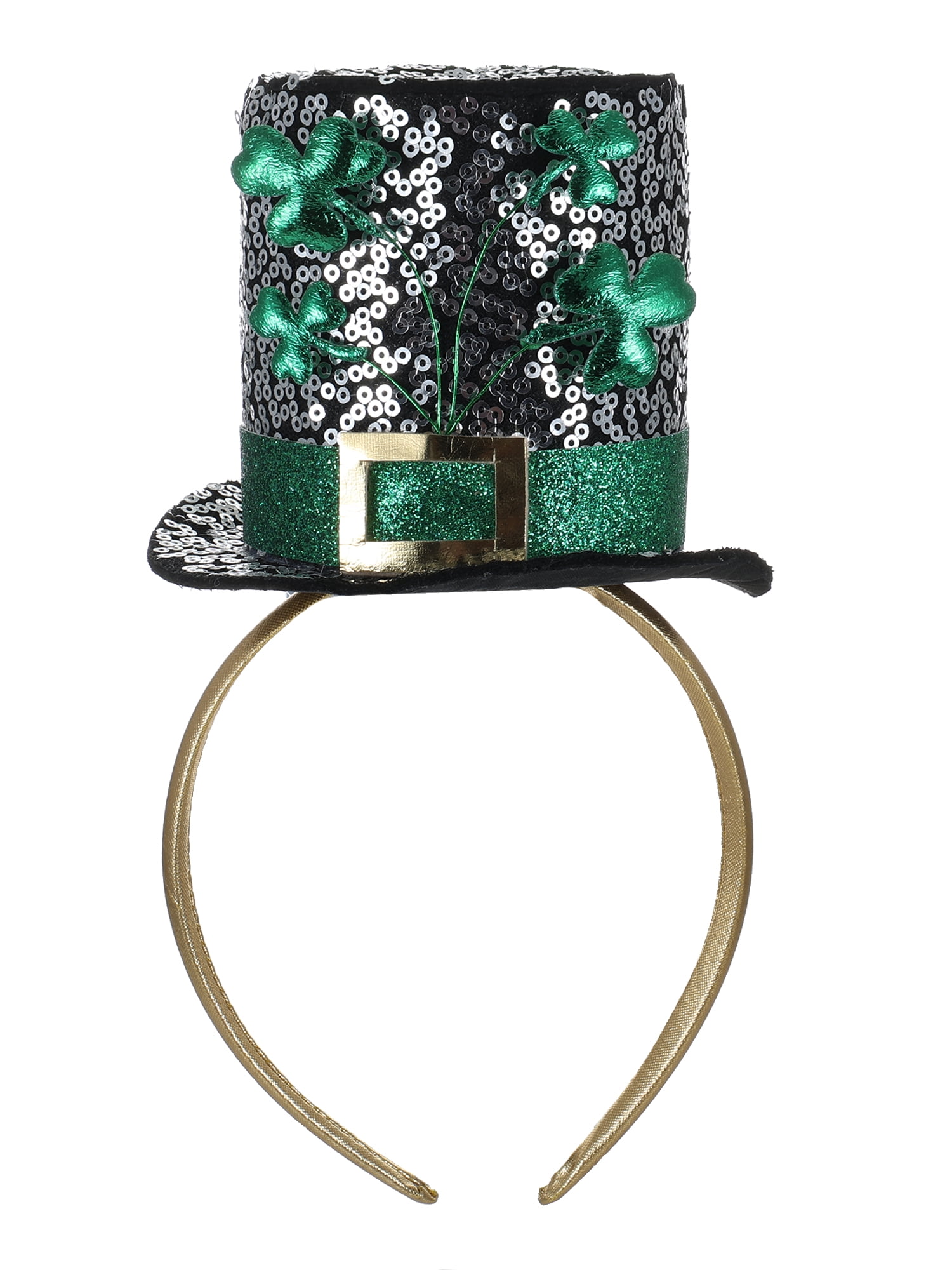 Way to Celebrate St. Patrick's Day Lucky Shamrock Hat Headband , 1 Piece