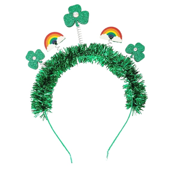 Way to Celebrate St. Patrick's Day Shamrock Rainbow Head Bopper,1 Piece