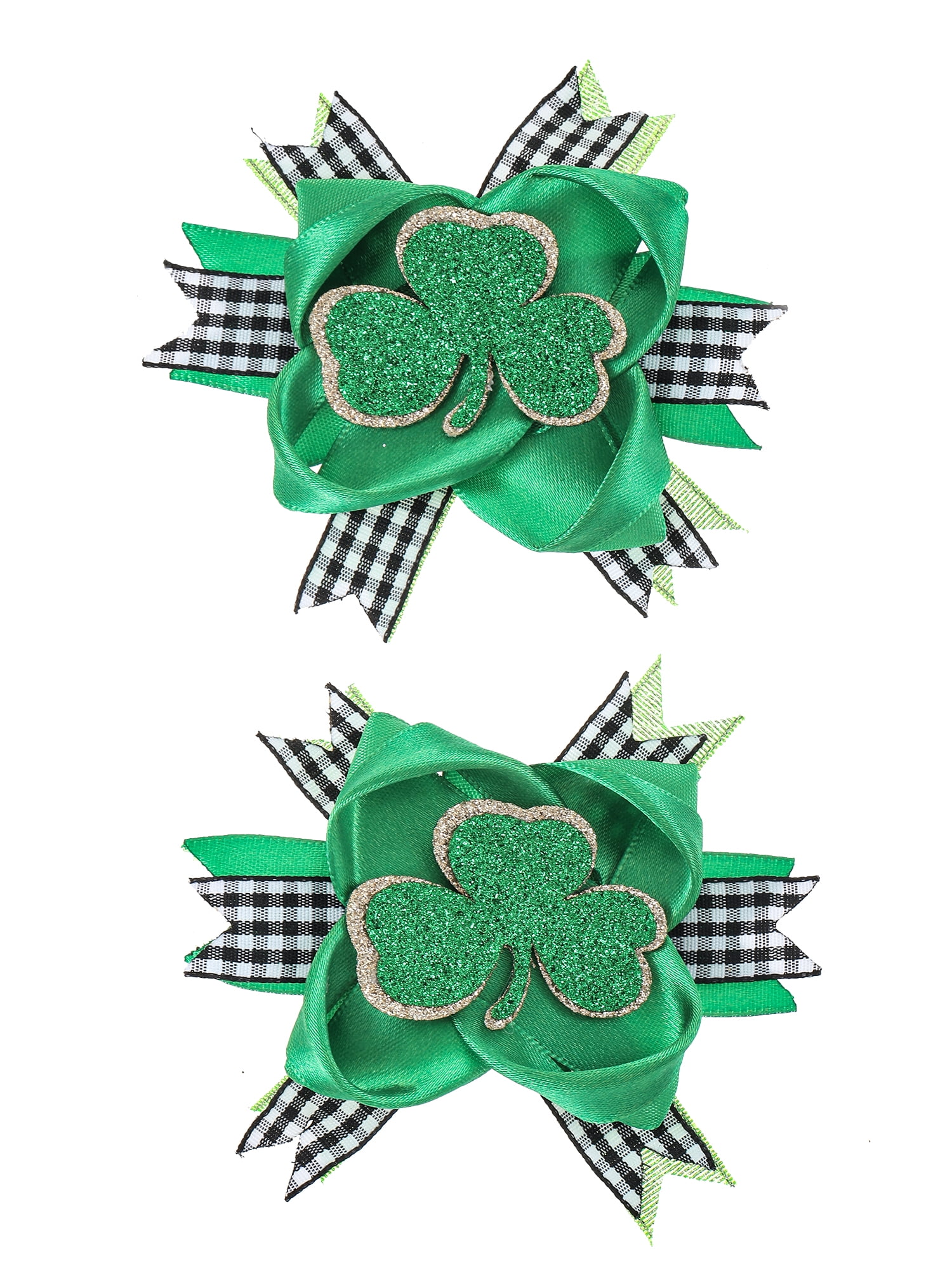 Way to Celebrate St. Patrick's Day Shamrock Salon Clip, 2 Pieces