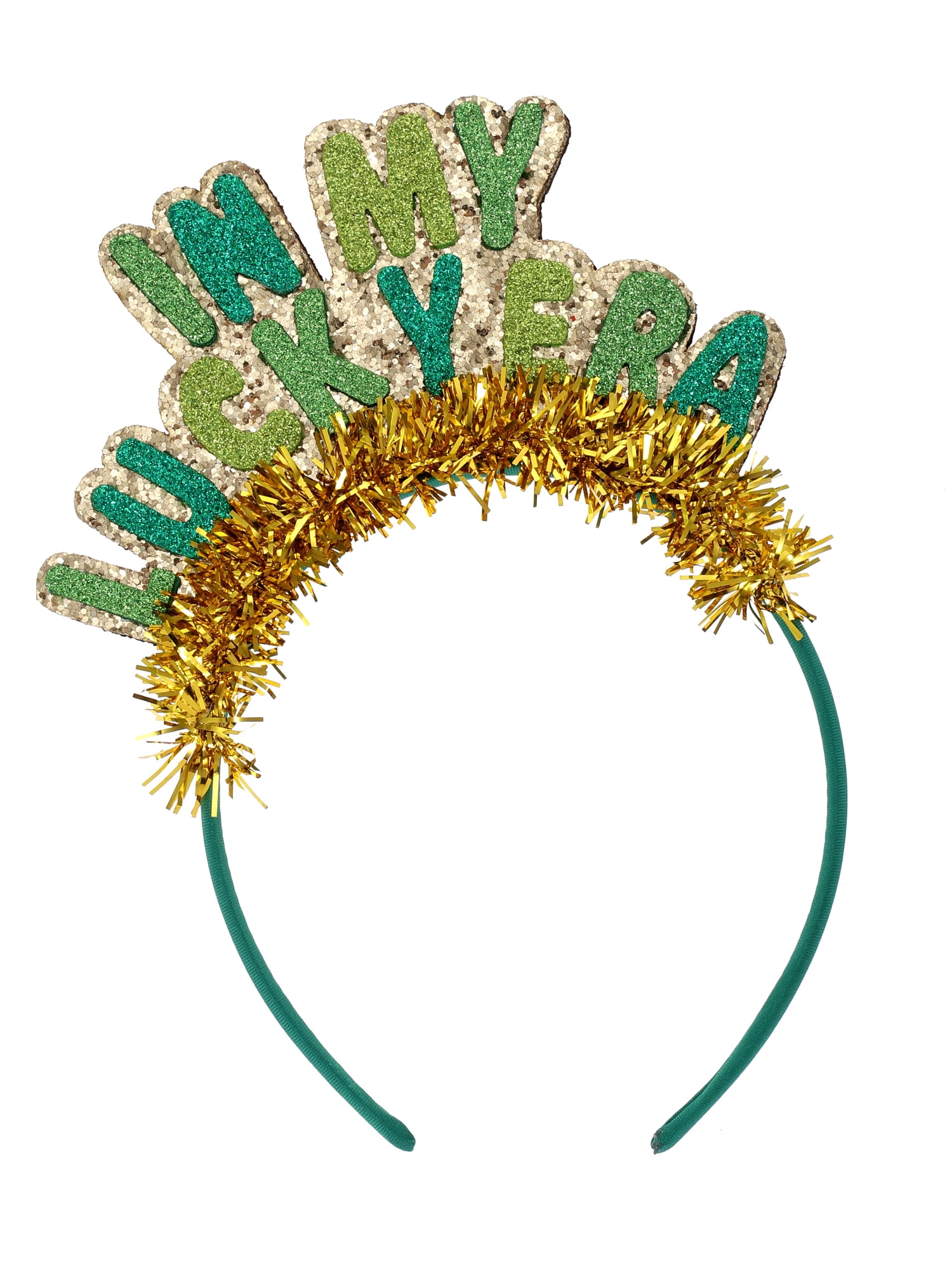 Way to Celebrate St. Patrick's Day Tinsel In My Lucky Year Headband, 1 Piece