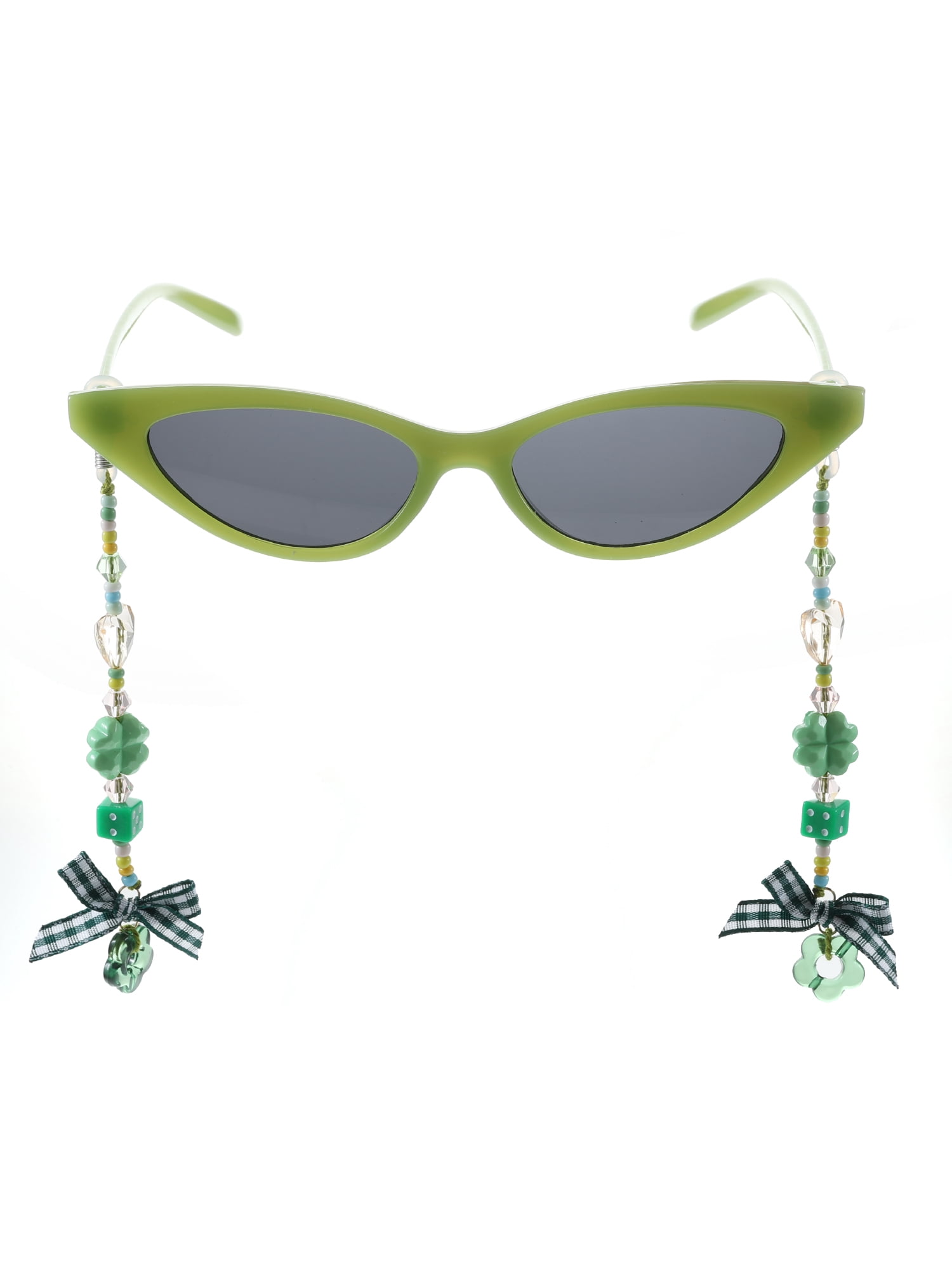 Way to Celebrate St. Patrick's Day Dangle Charms Glasses, 1 Piece