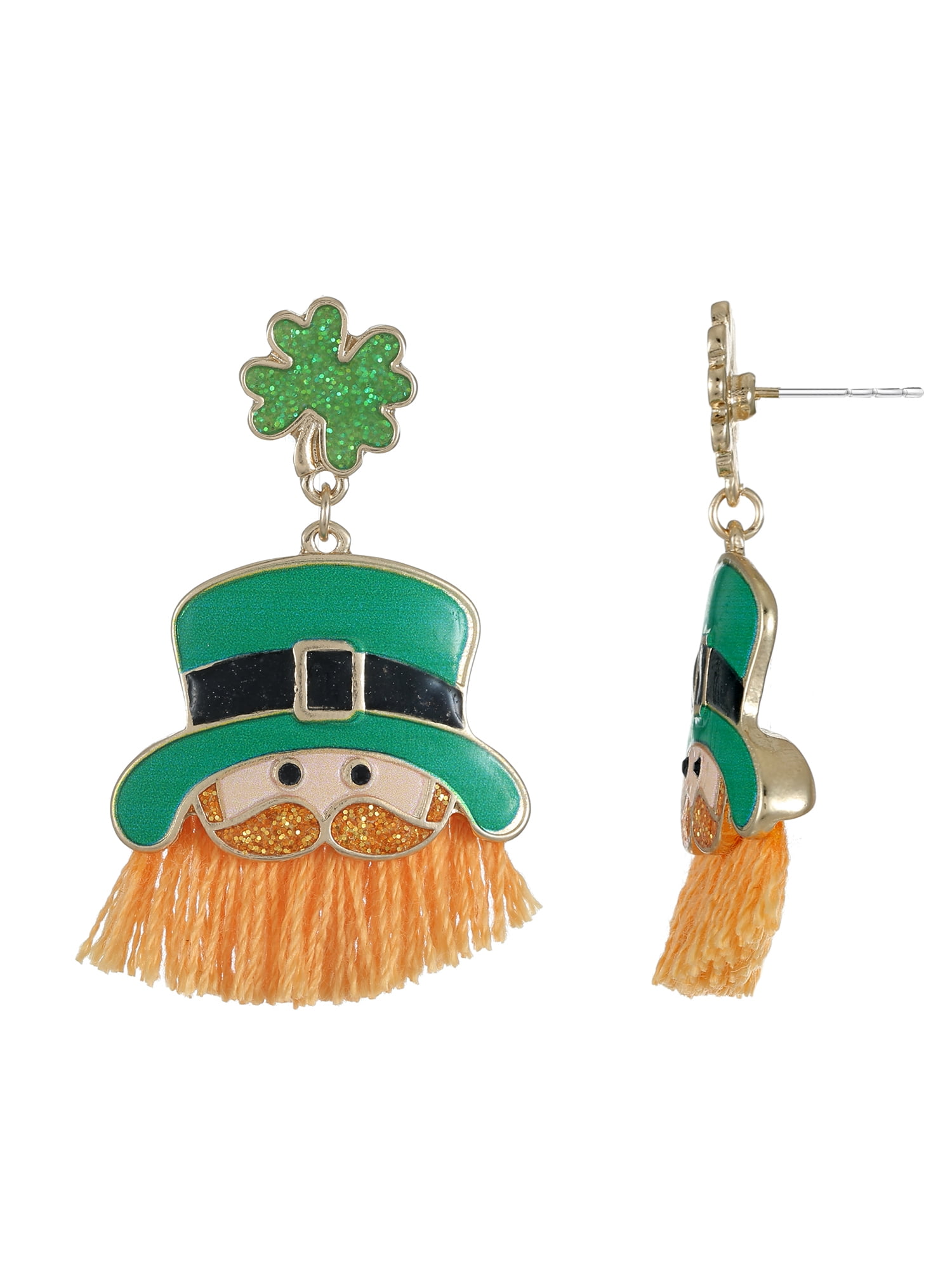 Way to Celebrate St. Patrick's Day Leprechaun Earrings, 1 Pair