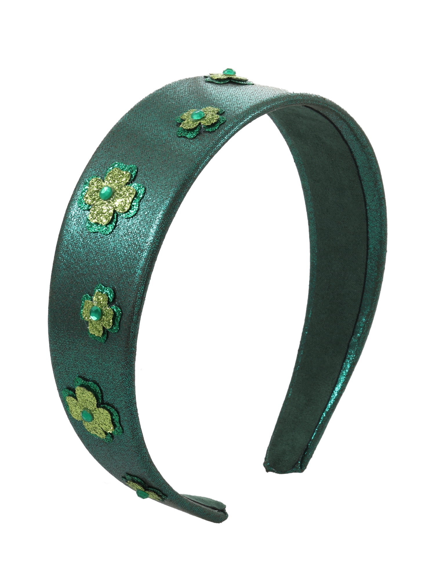 Way to Celebrate St. Patrick's Day&nbsp;Multicolor Glittery Shamrock Headband, 1 Piece