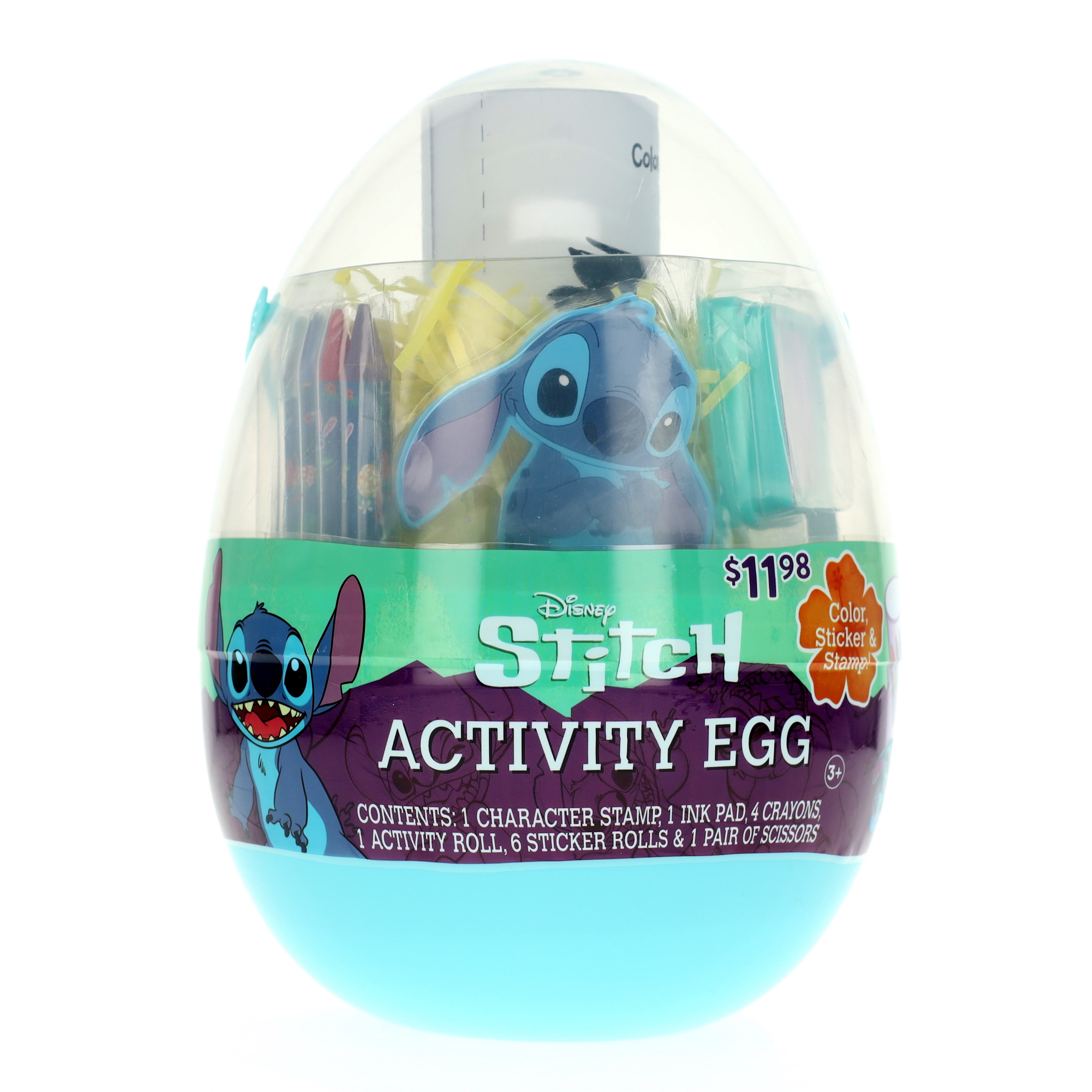 Way to Celebrate Stitch Large Activity Plastic Egg, for Unisex Child Ages 3+, Size: One Size