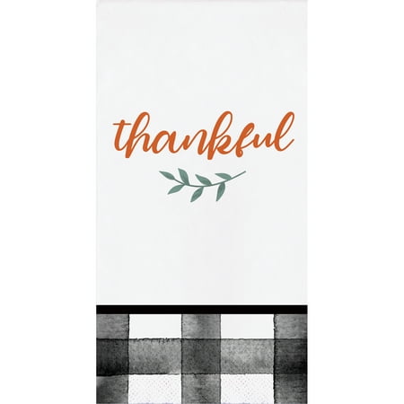 Way to Celebrate Thankful Thanksgiving Dinner Napkins, 20 ct