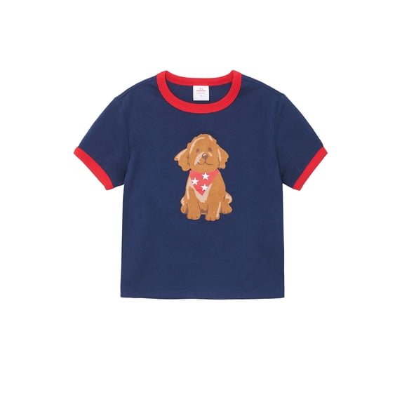 Way to Celebrate Toddler Patriotic Americana Americana Short Sleeve Tee, Sizes 12M-5T