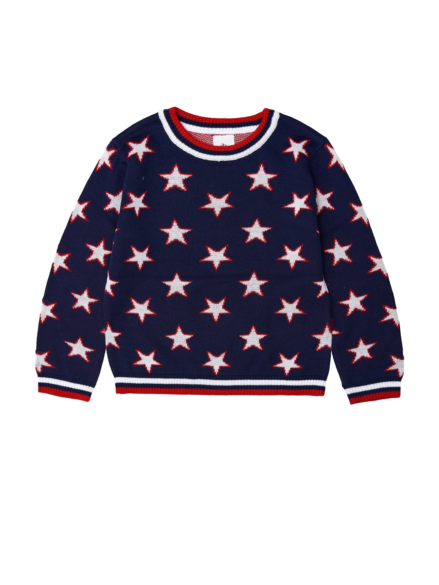 Way to Celebrate Toddler Americana Sweater, Sizes 12M-5T