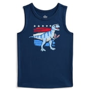 Fourth of July Toddler Boys Patriotic Americana Americana Muscle Tank Top, Sizes 12M-5T
