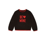 Way to Celebrate Toddler Boy Valentines Day Sweater, Sizes 12M-5T