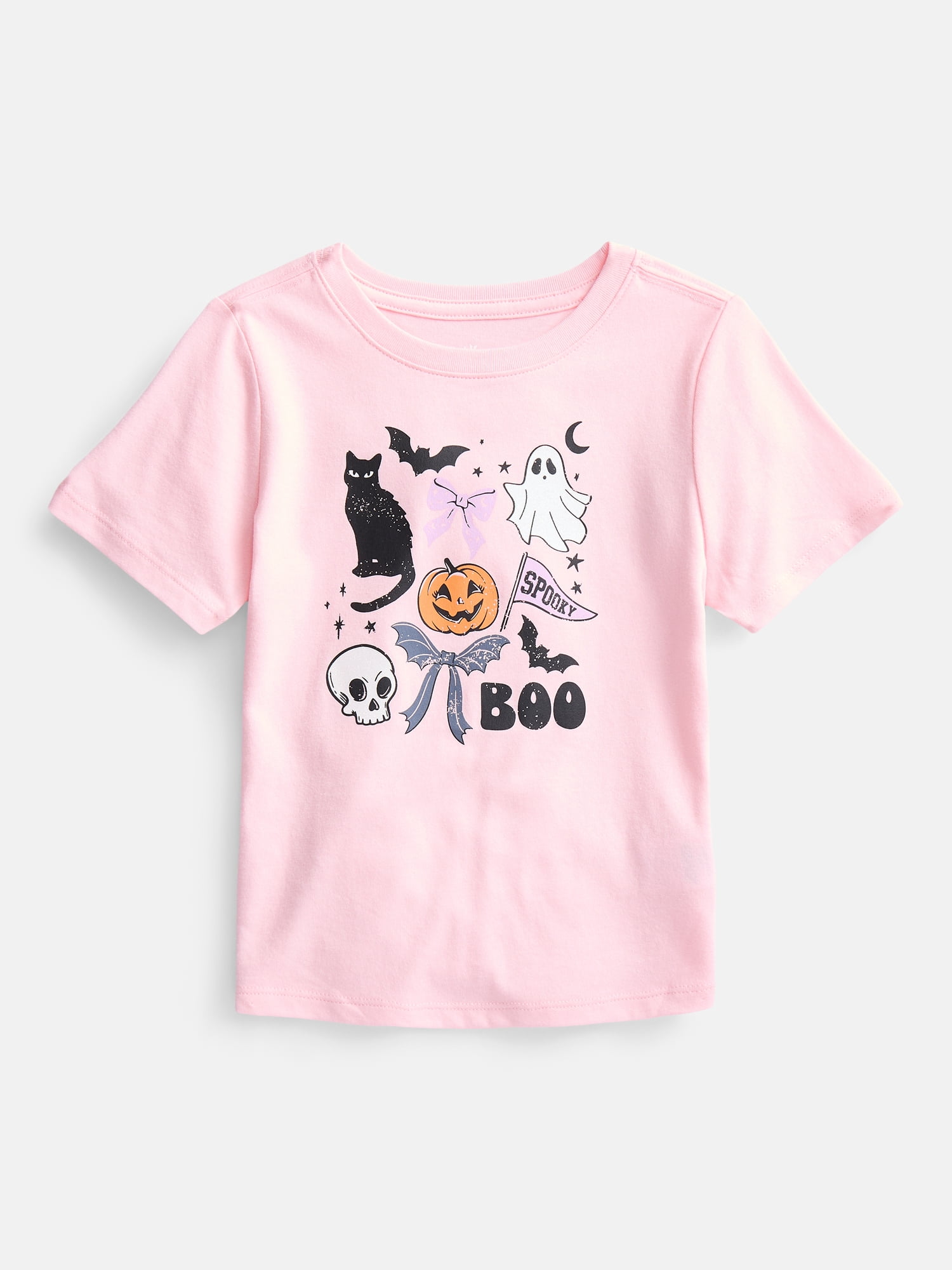 Halloween Toddler Girls Graphic Tee with Short Sleeves from Way to Celebrate, Sizes 12M-5T