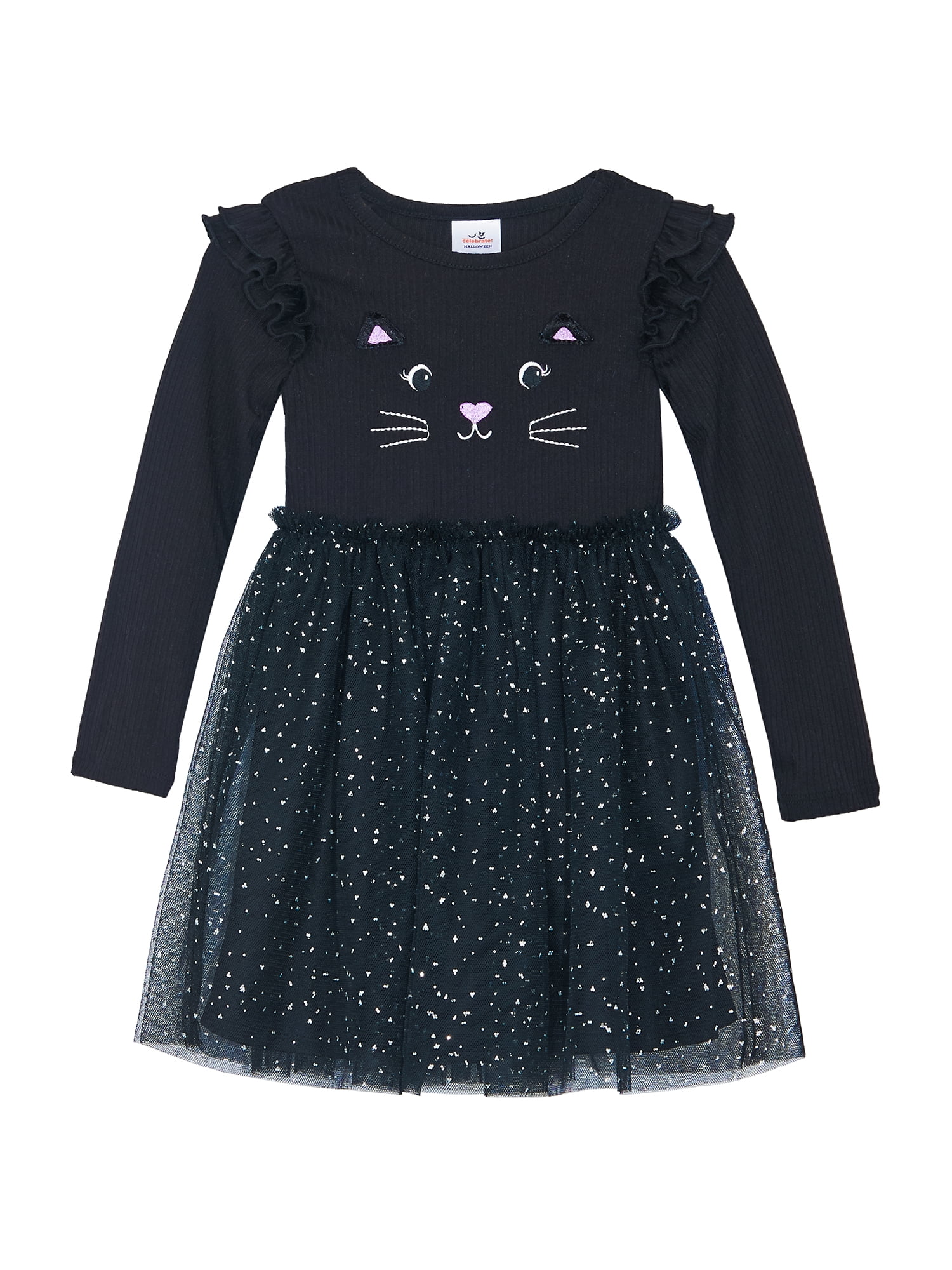 Way to Celebrate Toddler Girl Halloween Tutu, Sizes 12m-5T