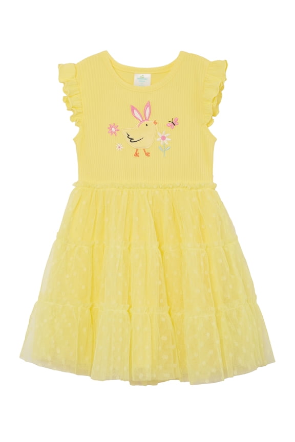 Toddler Girls Easter Tulle Tutu Dress, Sizes 12M-5T